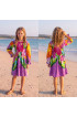 Hand Painted Rayon Kids Dress Hand Painted Rayon Kids Dress